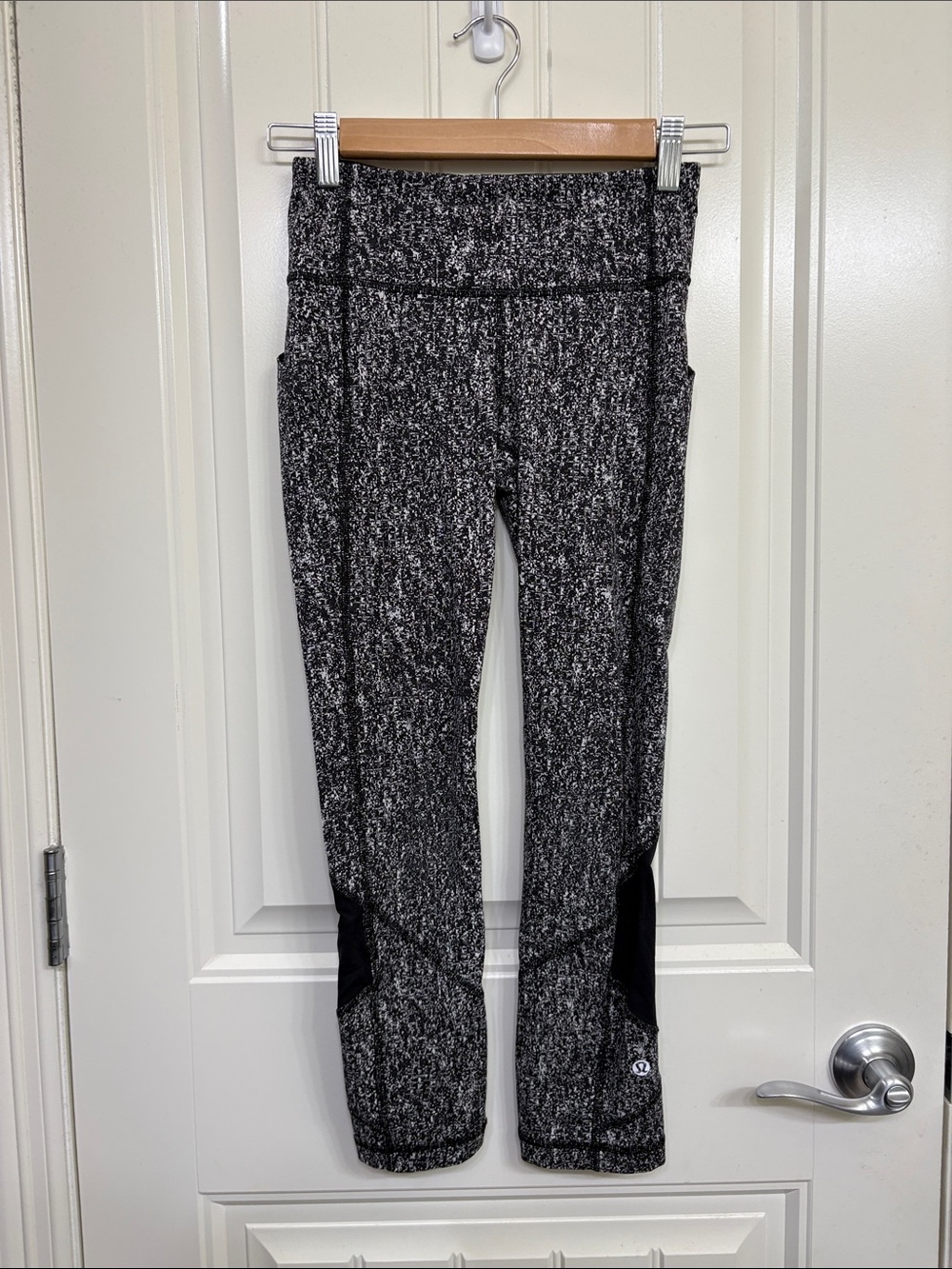 lululemon athletica Black and White Speckled Women's Leggings